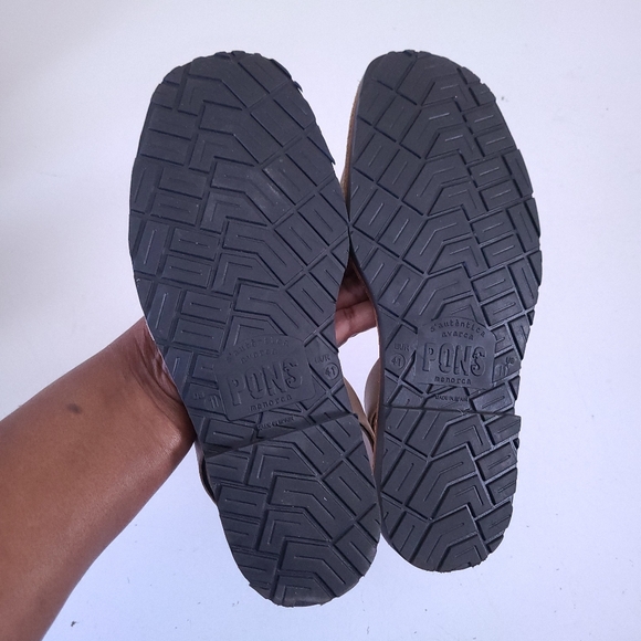 NEW Pons Avarcas Taupe Leather Classic Sandals Size 11 - Picture 6 of 10